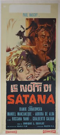 Locandina film ''Le notti di Satana'', 1968