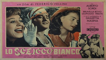 Fotobusta ''Lo sceicco bianco'', 1961