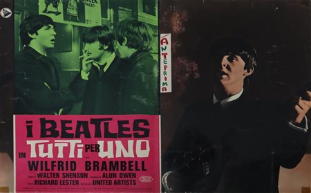 Fotobusta ''I Beatles in tutti per uno'', 1964