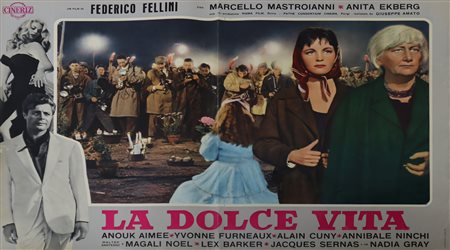 Fotobusta ''La dolce vita'', 1964