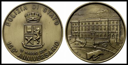  POLIZIA DI STATO. Medaglia 159° anniversario 19 maggio 2011.