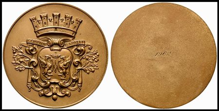  RAPALLO. Medaglia 1962. Stemma comunale. AE (186 g - 80 mm). 