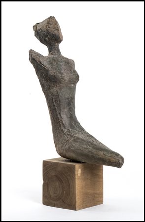 PINO CONTE (Palo del Colle, Bari, 1915 - Colleferro, 1997) Nudo di donna seduta, 1988