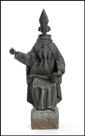 ANGELO BIANCINI (ATTR.) (Castel Bolognese, 1911 - 1988) Sant'Ambrogio