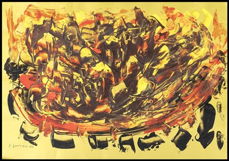 FRANCESCO BOTTARI (XX Secolo) Astratto, 1975