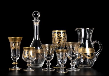 MANIFATTURA VENETA Parte di servizio di bicchieri