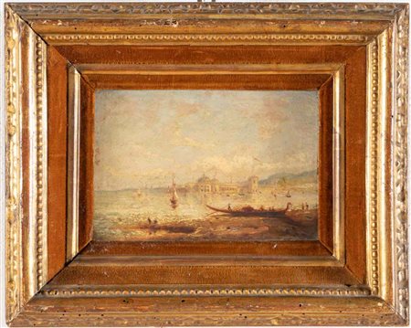 Anonimo del XIX-XX secolo, “Paesaggio veneziano”.