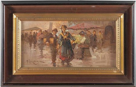 Antonio Pecoraro (1938), “Mercatino”.