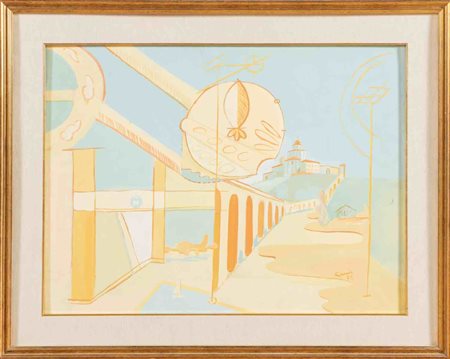 Corrado Bagnolali (XX secolo), “Ricordo della fiera”, 1973.