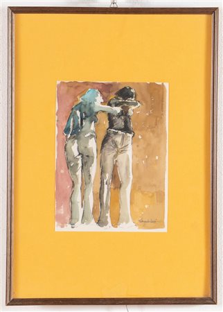 Angelo Tassi (Bologna 1937), “Due figure”