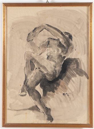 Artista del XX secolo, “Nudo maschile”, 1971.