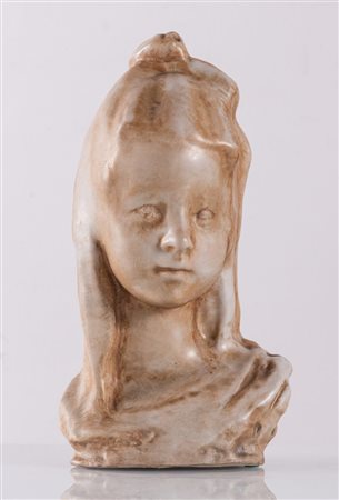 Pietro Melandri (Faenza 1885 – 1976), “Testina di fanciulla”.