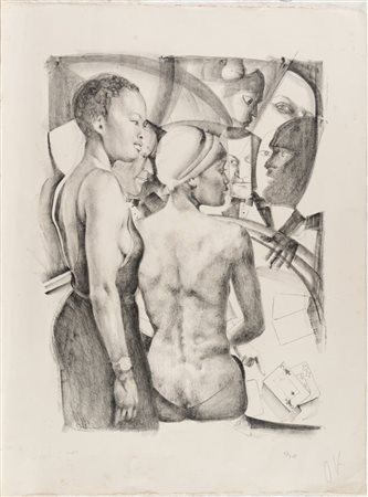 Ugo Attardi (Sori 1923 – Roma 2006) “Senza titolo”.