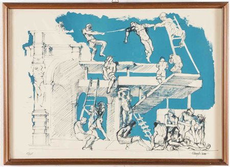 Angelo Tassi (Bologna 1937), “Scene di Passione di Cristo”.