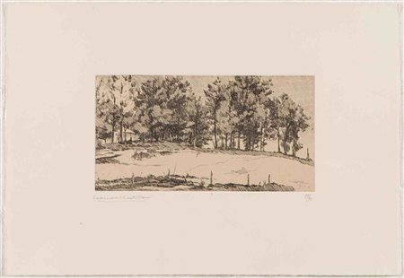 Leonardo Castellani (Faenza 1896 - Urbino 1984), “Senza titolo”, 1948.