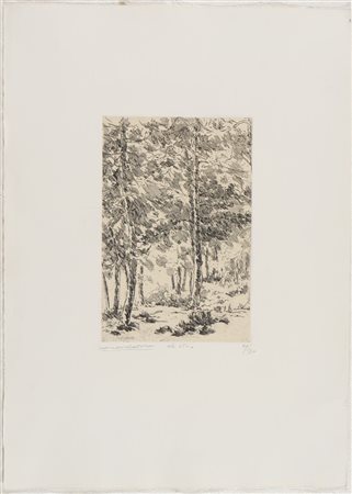 Leonardo Castellani (Faenza 1896 - Urbino 1984), “Senza titolo”, 1953.