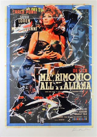 ROTELLA MIMMO Catanzaro 1918-Milano 2006 “Matrimonio all'italiana"