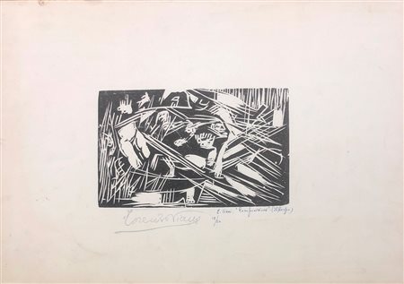 LORENZO VIANI (1882-1936) - Composizione (Il rospo)
