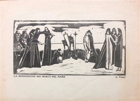 LORENZO VIANI (1882-1936) - La benedizione dei morti nel mare