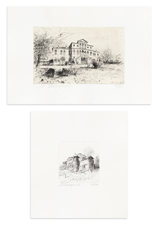 MATTEO MASSAGRANDE (1959) - Lotto unico composto da 2 opere grafiche
