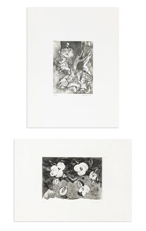 FRANCO PEDRINA (1934-2017) - Lotto unico di 2 acqueforti