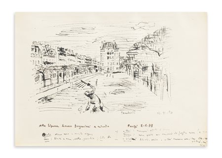 ORFEO TAMBURI (1910-1994) - Senza Titolo, 1950