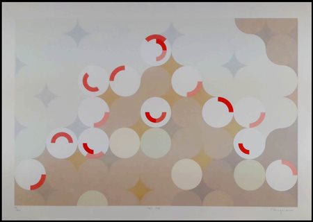 NANGERONI CARLO New York 1922 - Milano 2018 "Seriale ritmato"