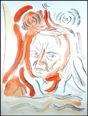 GUIDI VIRGILIO Roma 1891 - Venezia 1984 "Autoritratto"