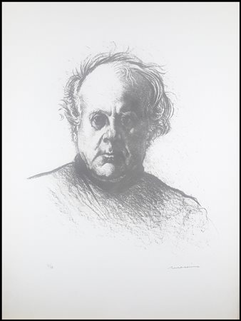 MESSINA FRANCESCO Linguaglossa (CT) 1900 - Milano 1995 "Autoritratto"
