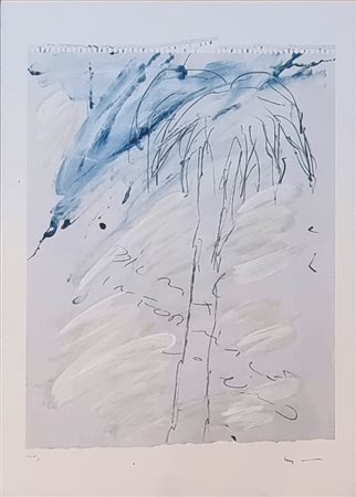 SCHIFANO MARIO Homs (LIBIA) 1934 - Roma 1998 "Palma informale"