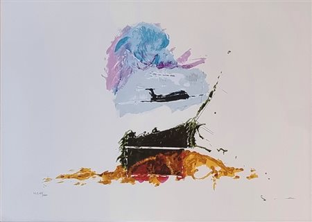 SCHIFANO MARIO Homs (LIBIA) 1934 - Roma 1998 "Old over never dies"