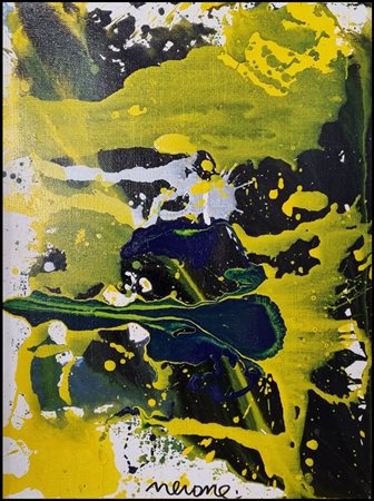 NERONE (SERGIO TERZI) Villarotta di Luzzara (RE) 1939 - Gualtieri (RE) 2021 "Senza titolo"