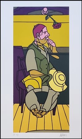 ADAMI VALERIO Bologna 1935 "Senza titolo"