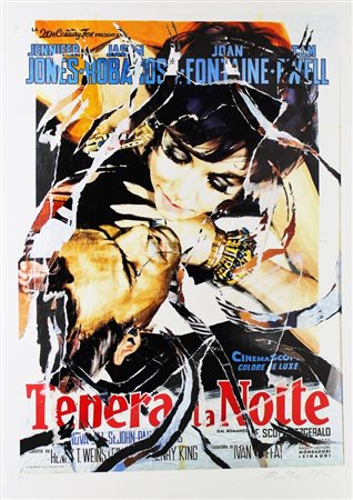 ROTELLA MIMMO Catanzaro 1918 - Milano 2006 "Tenera la notte"