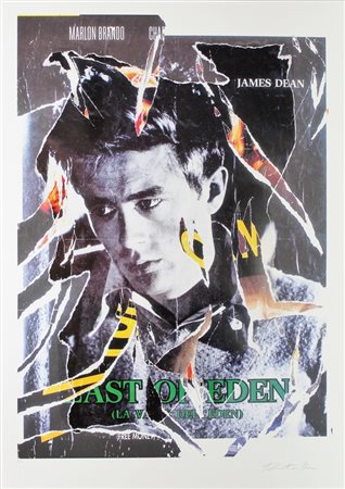 ROTELLA MIMMO Catanzaro 1918 - Milano 2006 "East of Eden"