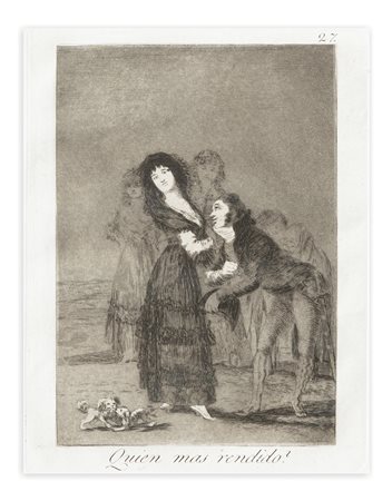 FRANCISCO GOYA Y LUCIENTES (1746-1828) - Quien mas rendido?
