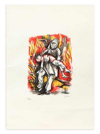 RENATO GUTTUSO (1912-1987) - Madre vietnamita, 1970