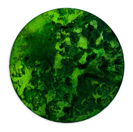 PAOLA ROMANO (1951) - Luna Verde (in resina), 2018