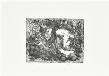 Fulvio Platinetti SENZA TITOLO incisione su carta, cm 35x50 (lastra cm...