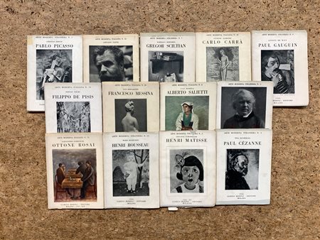 ARTE MODERNA ITALIANA E STRANIERA - Lotto unico di 13 numeri delle omonime collane
