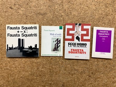 FAUSTA SQUATRITI - Lotto unico di 4 cataloghi