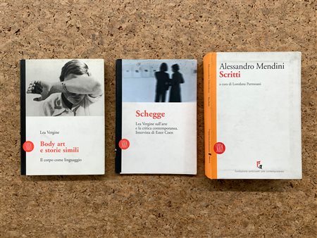 ALESSANDRO MENDINI E LEA VERGINE - Lotto unico di 3 saggi