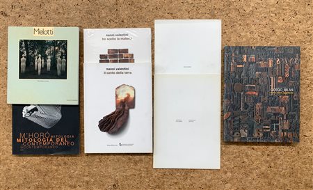 SCULTURA ITALIANA - Lotto unico di 7 cataloghi