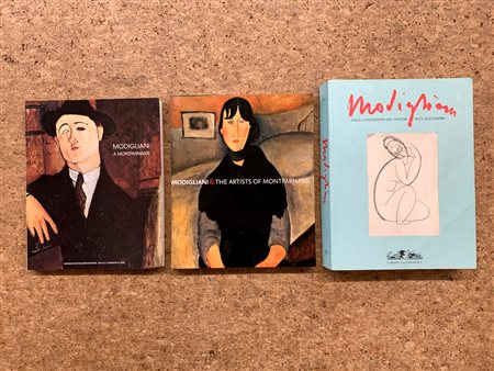 AMEDEO MODIGLIANI - Lotto unico di 3 cataloghi