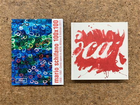 MARIO SCHIFANO - Lotto unico di 2 cataloghi