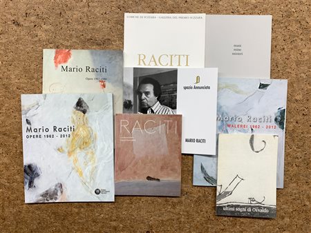 MARIO RACITI - Lotto unico composto da 8 cataloghi