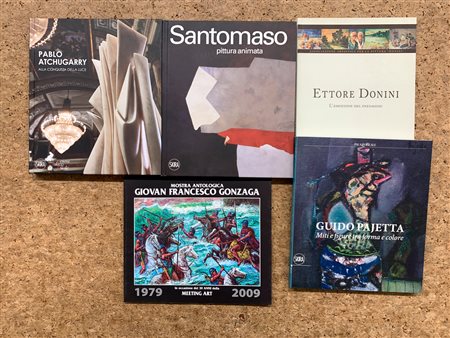 AUTORI VARI (ATCHUGARRY, GONZAGA, DONNINI, PAJETTA, SANTOMASO) - Lotto unico composto da 5 cataloghi