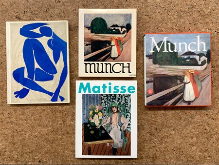 HENRY MATISSE E EDVARD MUNCH - Lotto unico di 4 cataloghi