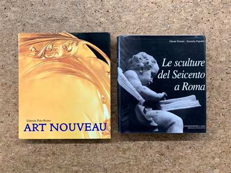 ART NOUVEAU E SCULTURA DEL 600 A ROMA - Lotto unico di 2 cataloghi
