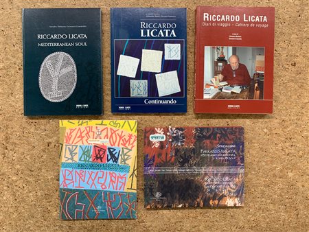 RICCARDO LICATA - Lotto unico di 5 cataloghi